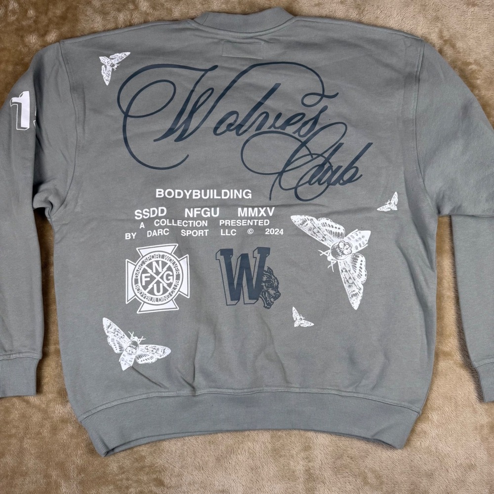 Darcsport Wolves Club Never Forget London Crewneck Owen Green Large 1 of 500 NEW - Picture 10 of 11